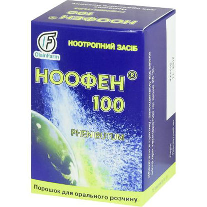 Фото Ноофен 100 порошок 100 мг/дозу пакет 1 г №15.